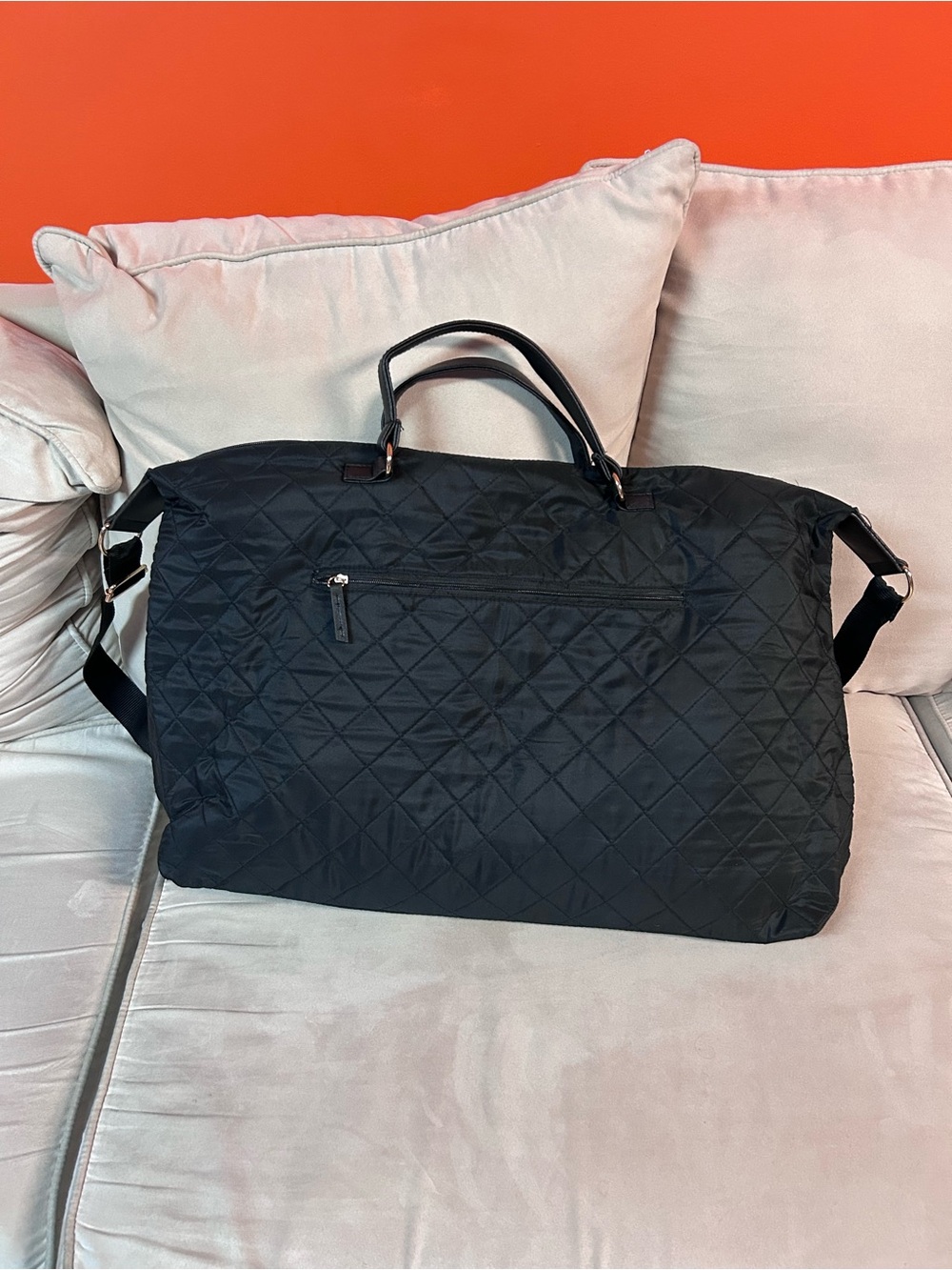 Large Black Beach Bag